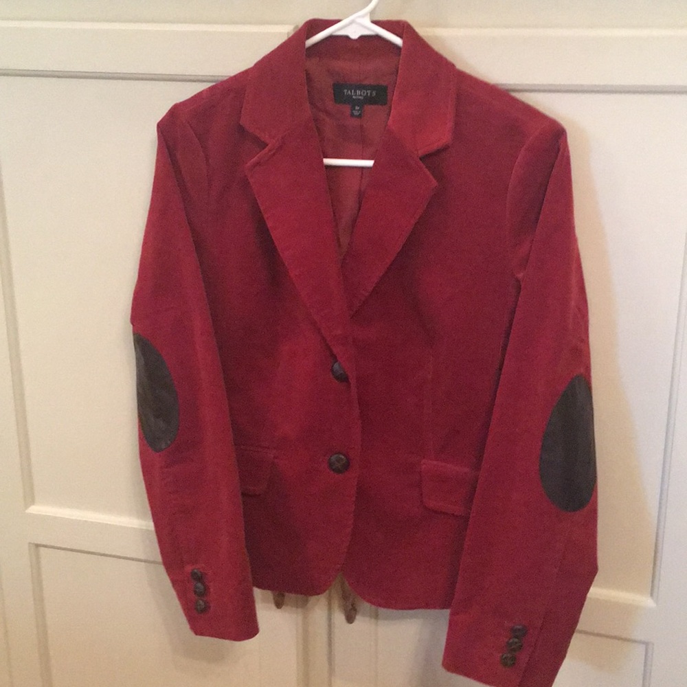 Talbots Rust Red Corduroy Blazer in size 8P